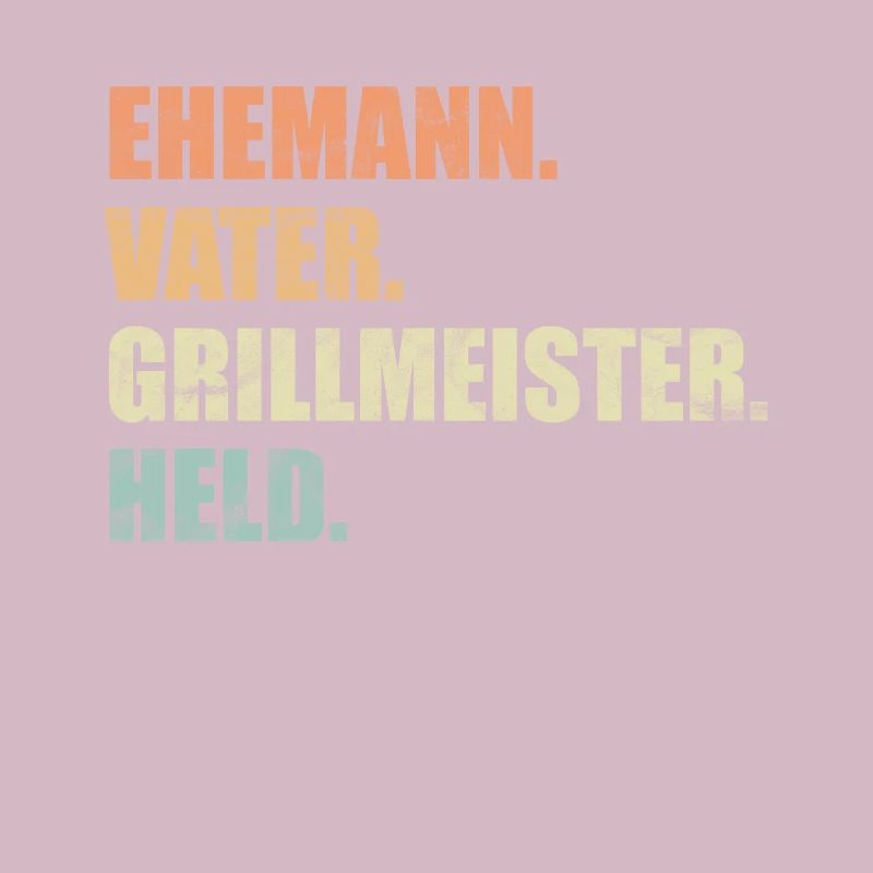 Vater Ehemann Grillmeister Männer Geschenk