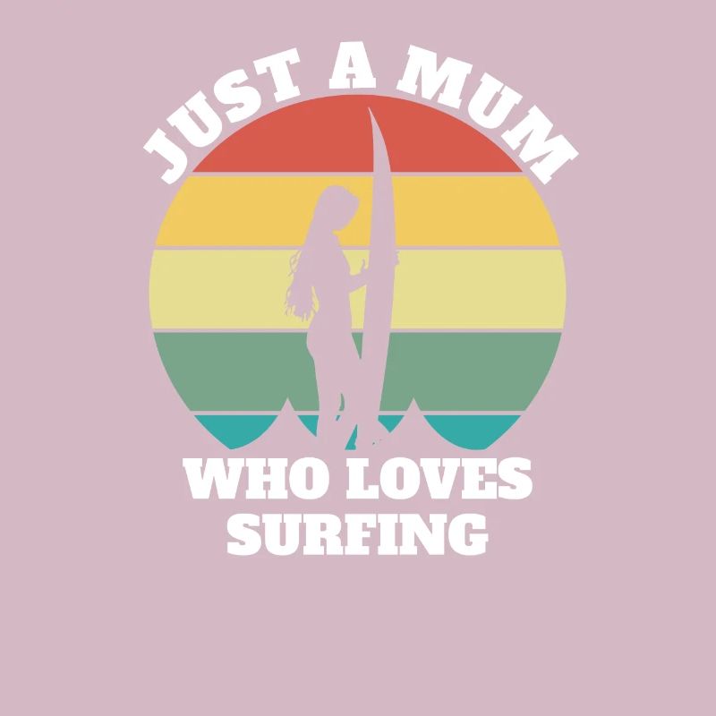 Surfer Mum Wellenreiter Surfer Mutter Geschenkidee