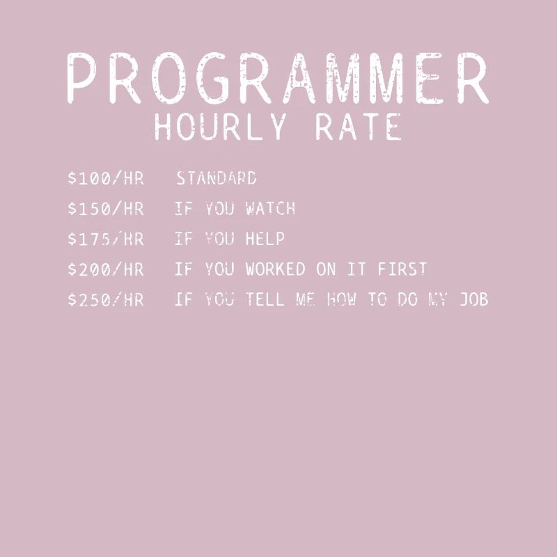 Programmer hourly wage