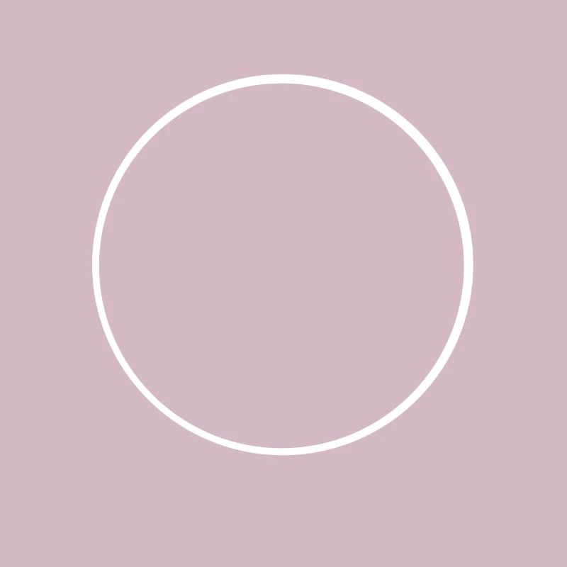 White circle frame