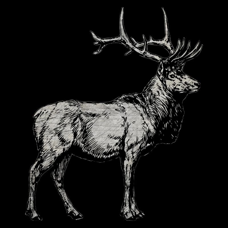 Hirsch Reh Elch Geweih Tier Waldtier Geschenk