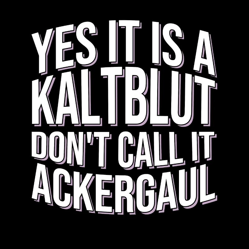 Pferd Spruch Kaltblüter