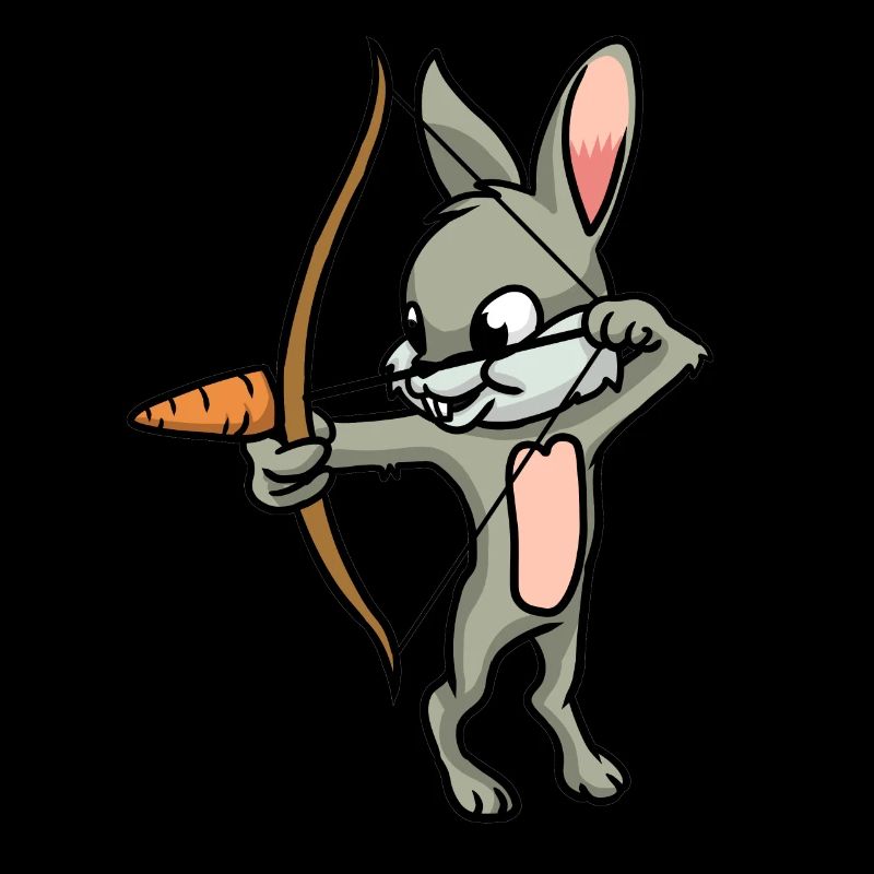 Archery Rabbit Arrow And Bow Carrot Sport