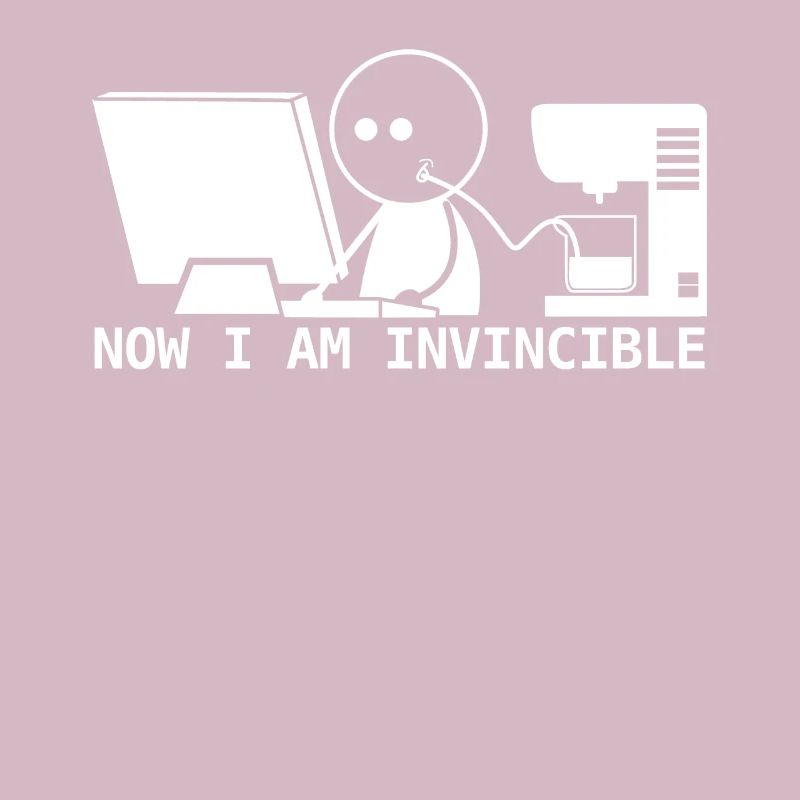 Admin Programmierer Nerd mit Kaffee