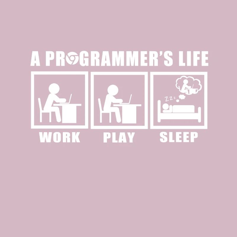 Das Leben eines Programmierers Spruch Geschenkidee