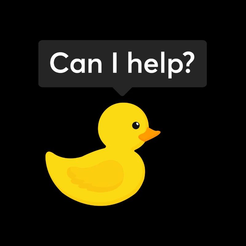 Programmer rubber duck debugging