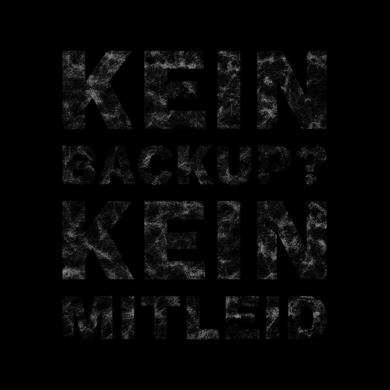 Programmierer Kein Backup Kein Mitleid