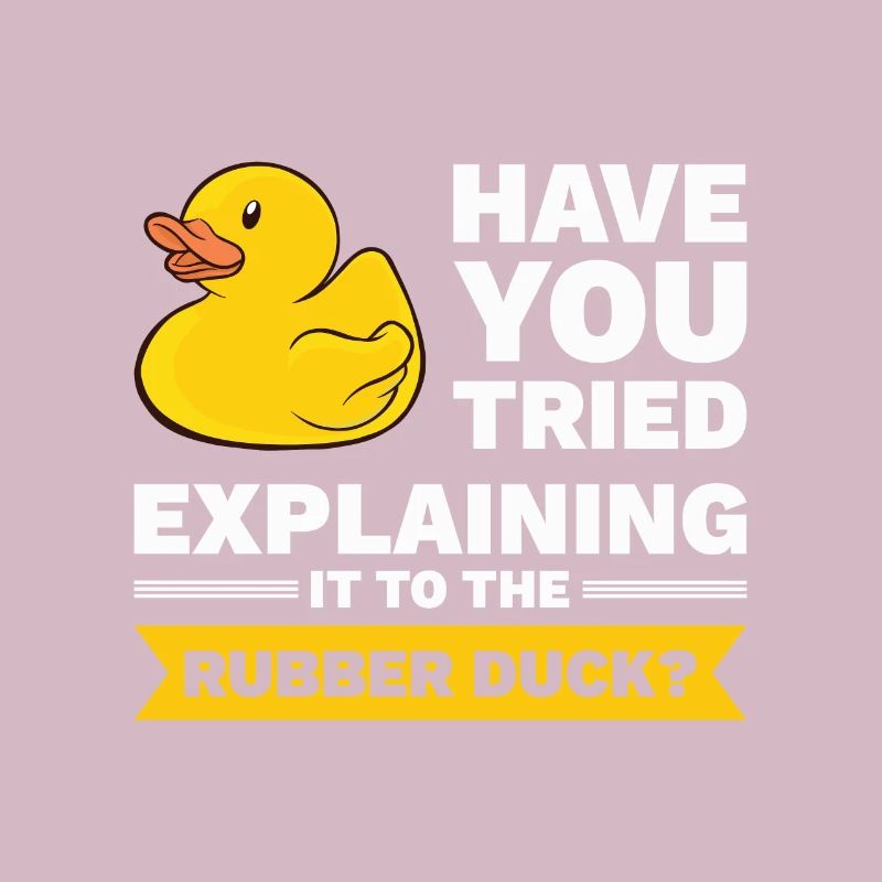 Programmer rubber duck debug