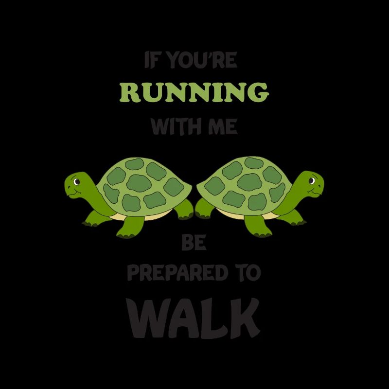 Running Funny Run Turtle Marathon Runner Geschenk