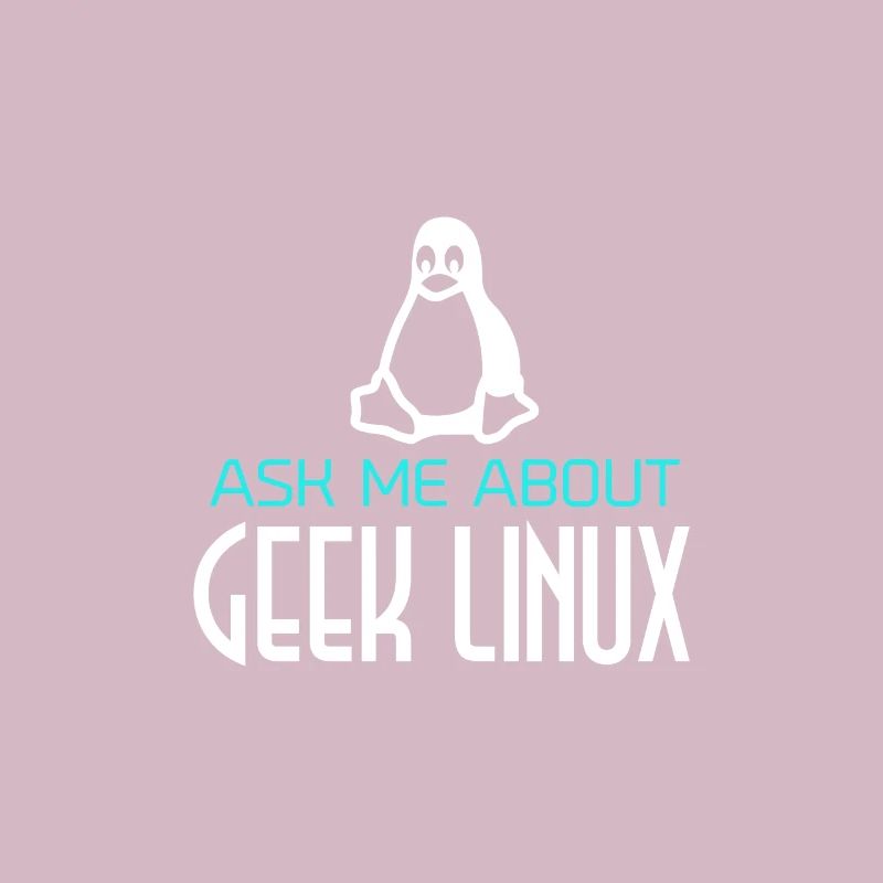 Geek Linux Pinguin Computer Nerd IT PC