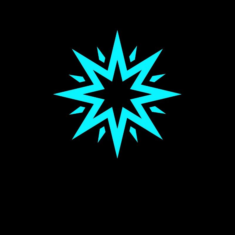 Türkiser Stern | Blau