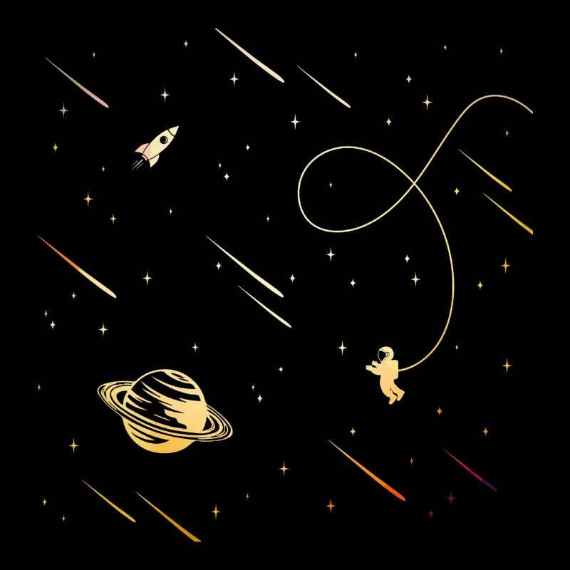 Espace astronaute planète fusée espace