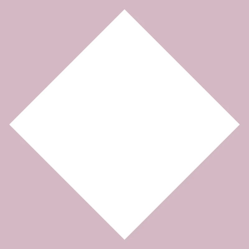 Square gift, geometry area square white