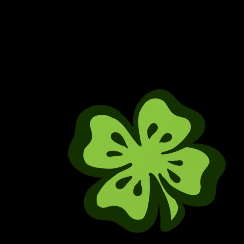 GOOD LUCK! Four-leaf clover