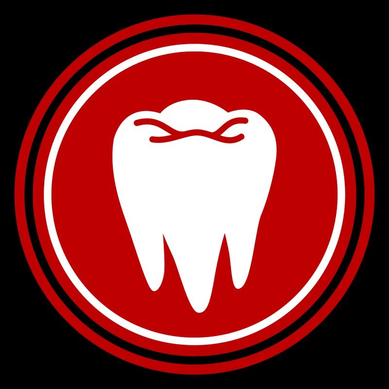 Symbole de l’icône de dent