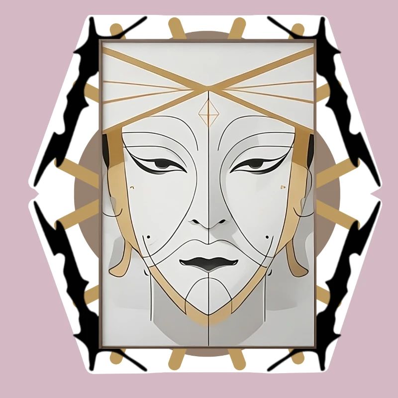 Visage de style boho