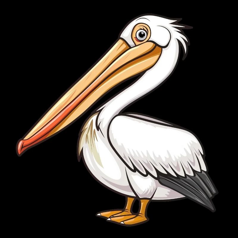 Stolzer Pelikan In Eleganter Pose