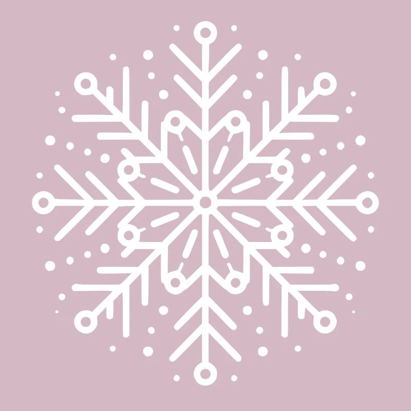 Flocon de neige d’hiver