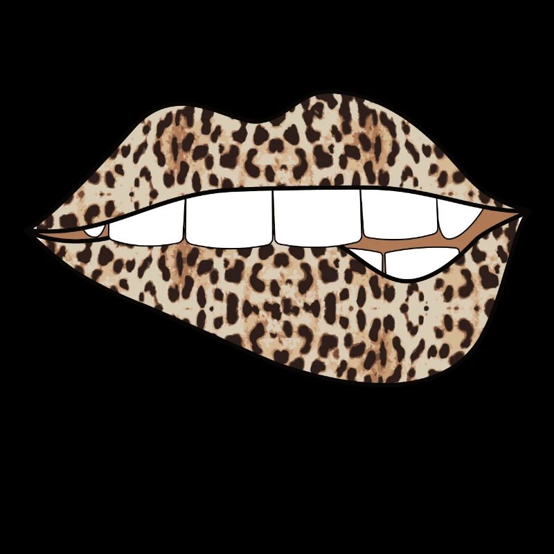 Brown leopard lips