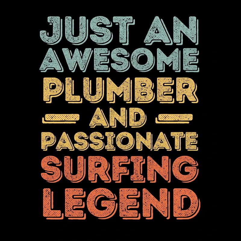 Klempner Surf Legende retro