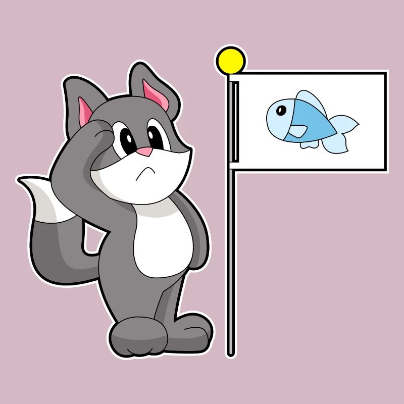 Drapeau de chat