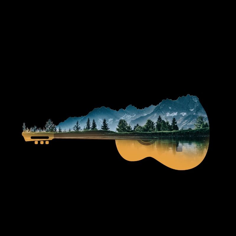 guitare/forêt