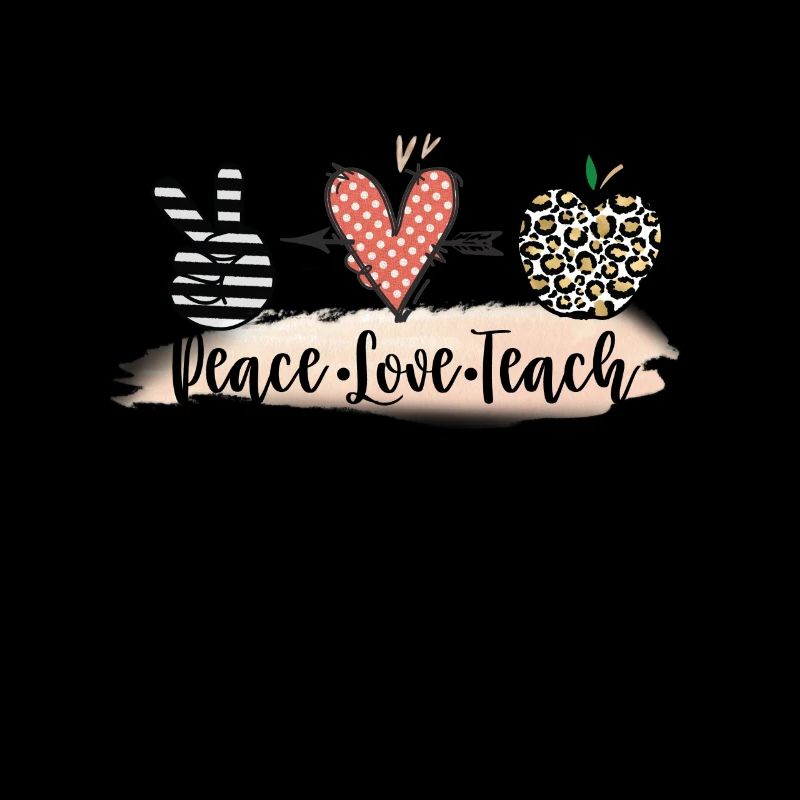 Peace Love Teach, gift idea for teachers