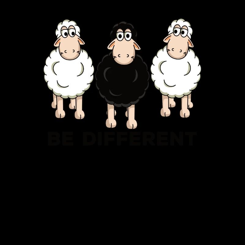 Schaf Schafe Be different Geschenk