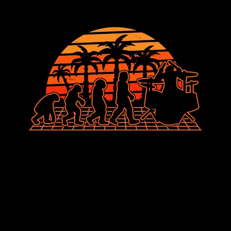 Schlagzeug Evolution Sunset Drummer Schlagzeuger