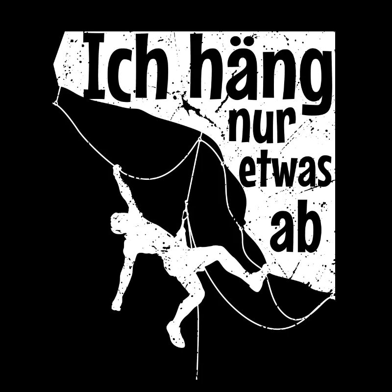 Berg Klettern Ich Häng Nur Etwas Ab Berg Kletterer