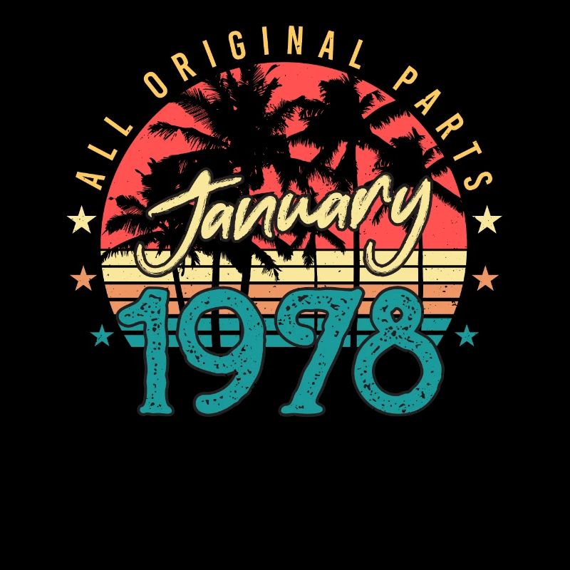 Original Janvier 1978 Rétro