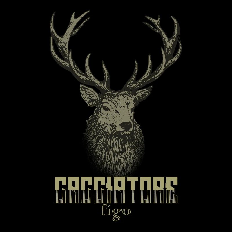 cacciatore figo caccia con cervo