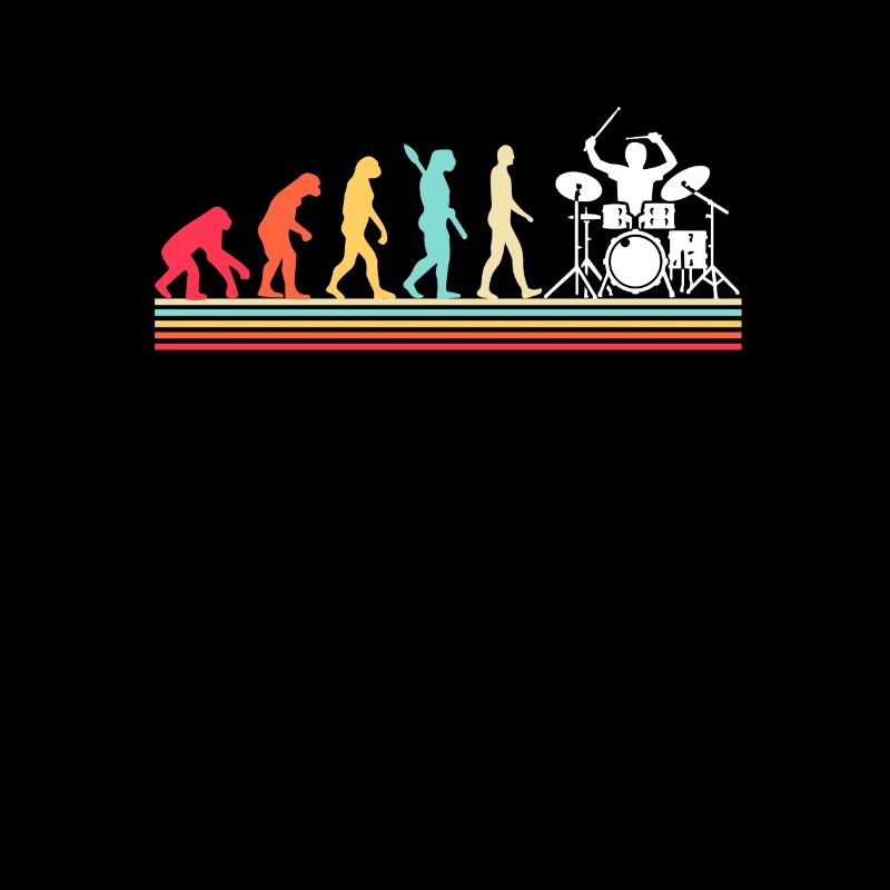 Schlagzeuger Evolution Schlagzeug