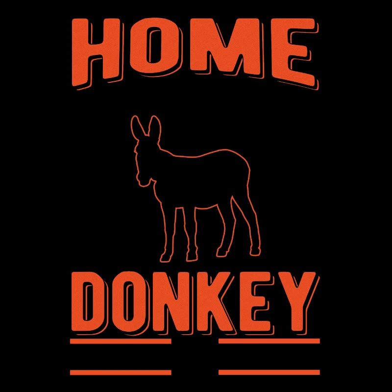 Home is where my Donkey is Maustier Esel
