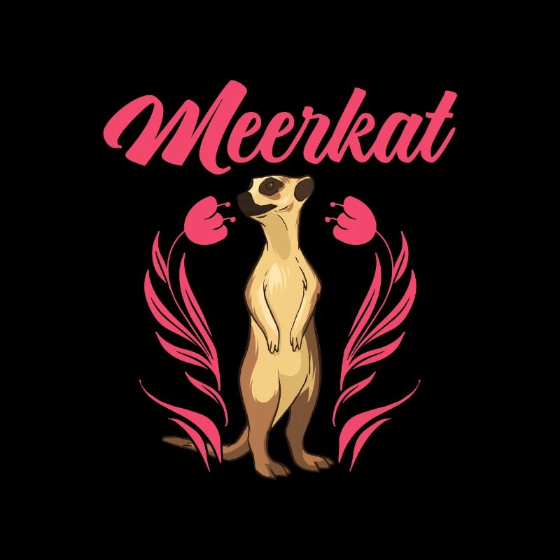 Dame suricate folle Erdmännchen