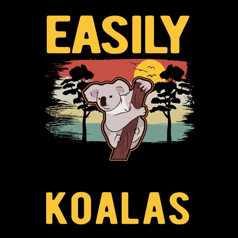 Facilement distrait par les koalas