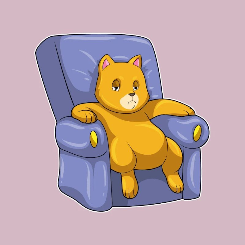 Cat with sofa