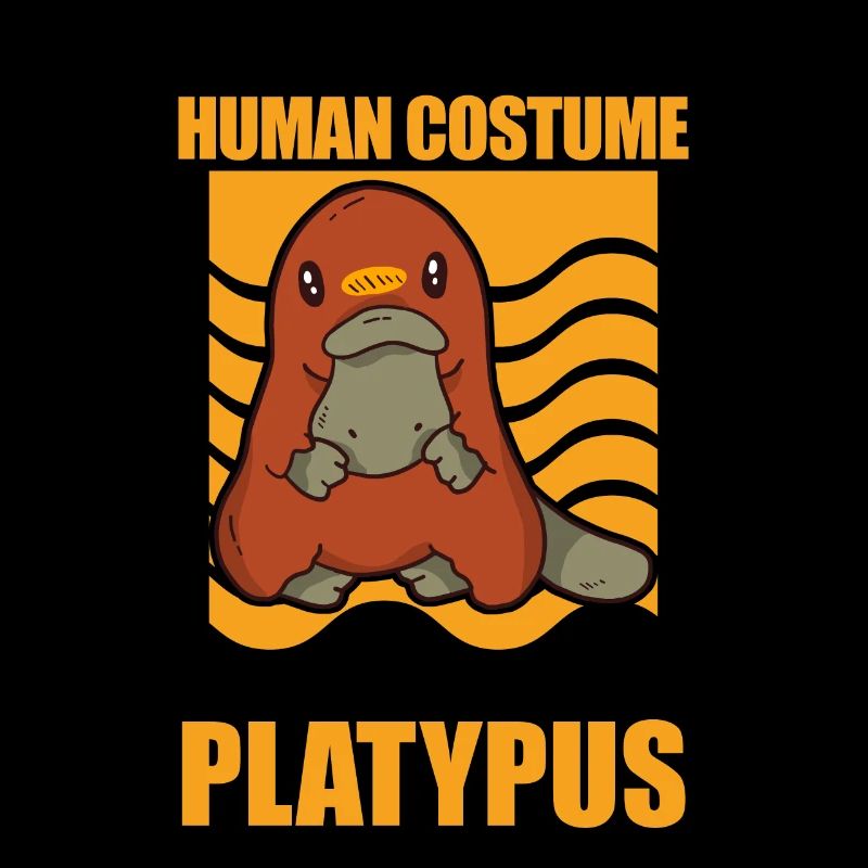 Costume d’ornithorynque d’Halloween