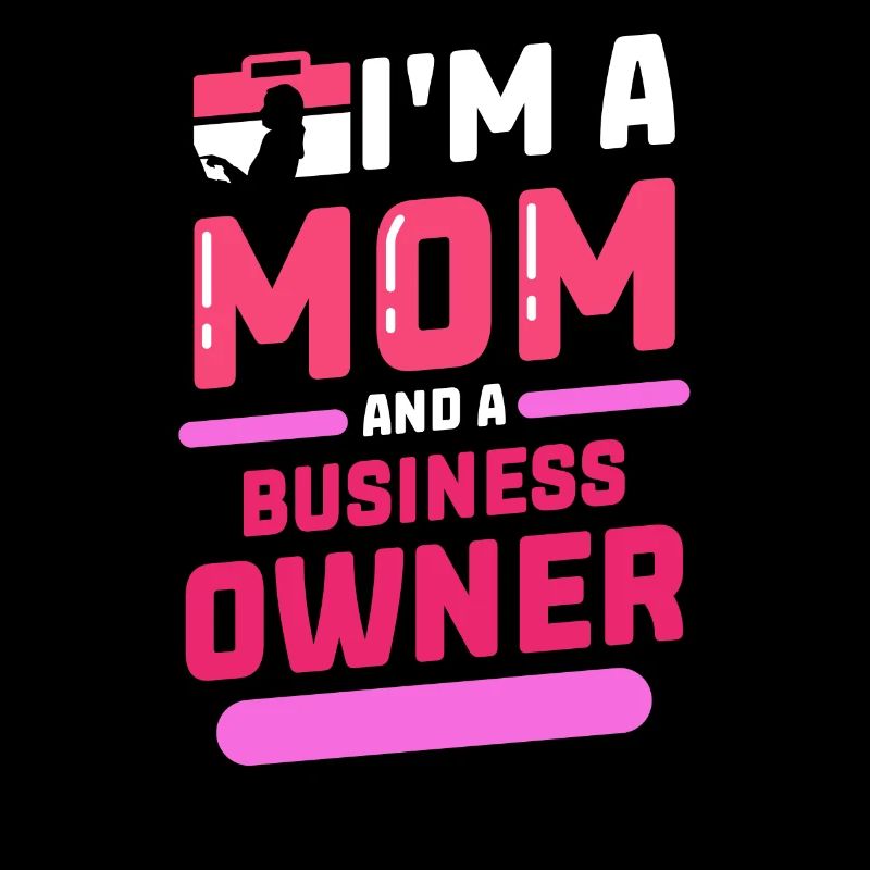 Ich Bin Eine Mutter Und Eine Geschäftsinhaberin