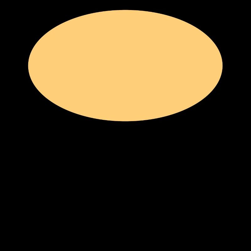 Yellow Oval Simple Design