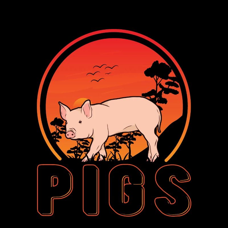 Schweine Junge Schweinebauern