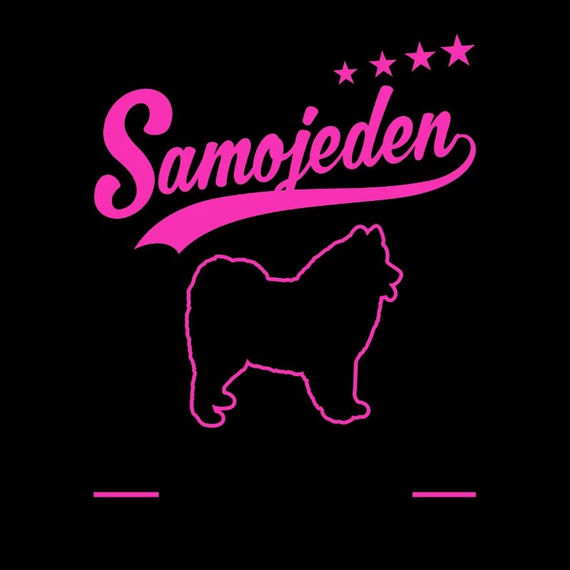Beste Samojeden Mama Schlittenhund Samojeden