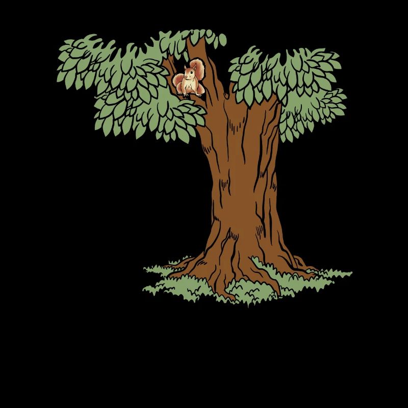 Eichhörnchenbaum Eichhörnchen Liebhaber