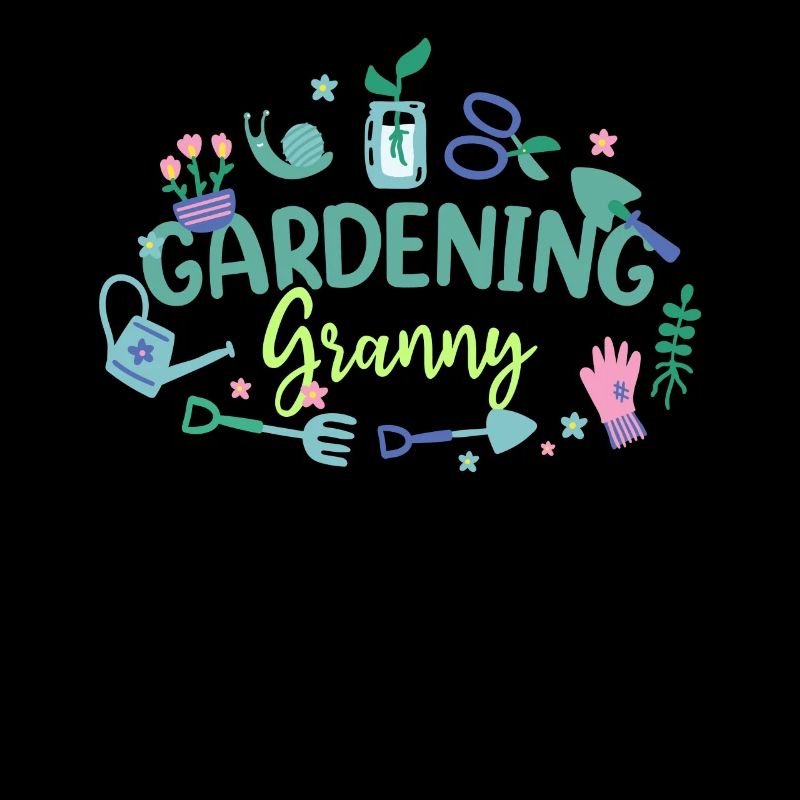 Gartenarbeit Oma Gärtnerin Garten Großmutter