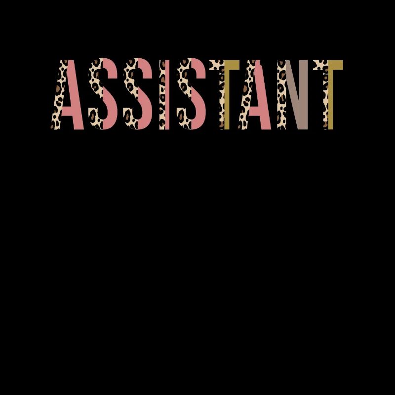 Activity Assistant Leopard Print Funny