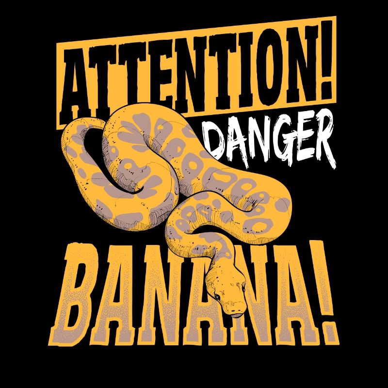 Banana Ball Python Design Für Einen Königlichen