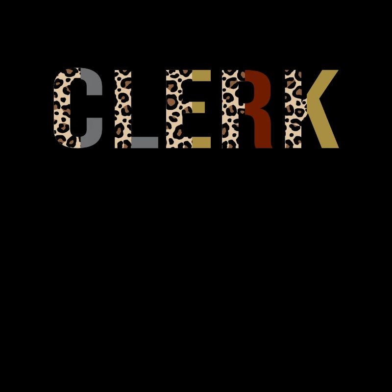 Mail Clerk Leopard Print Funny