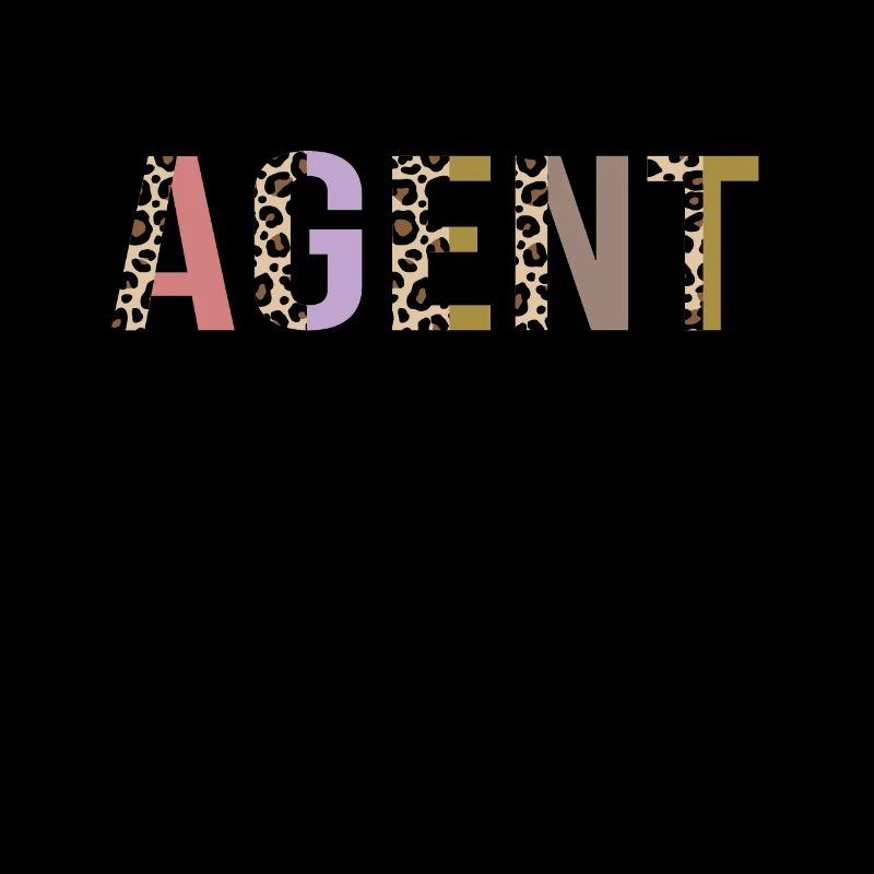 Agent immobilier Leopard Print Funny