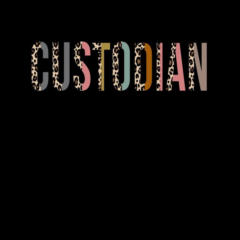 Schule Custodian Leopard Print Lustig
