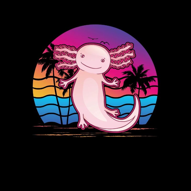 Axolotl Cadeau Queue Lurch